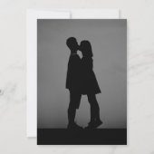 Eenvoudig Elegant Vet Script Foto Modern Bruiloft Kaart (Achterkant)