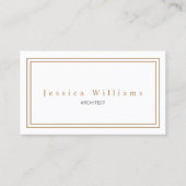 Eenvoudig elegant visitekaartje (Voorkant)