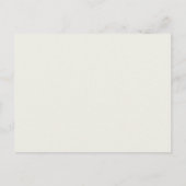 Eenvoudig elegant Vrijgezellenfeest Uitnodiging Briefkaart (Achterkant)