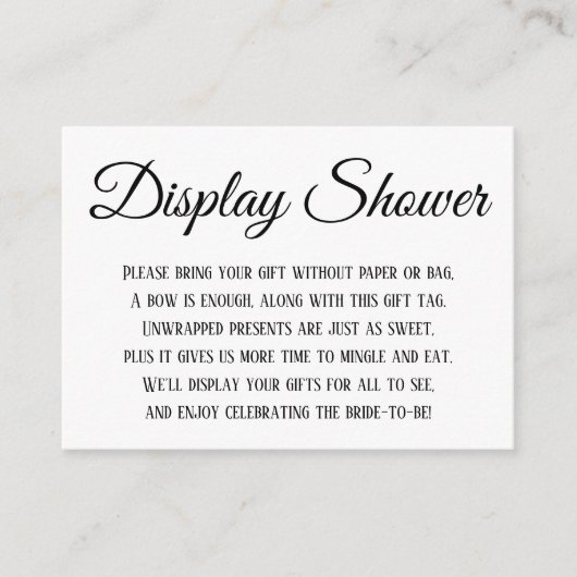 Eenvoudig elegant Vrijgezellenfeest zwart-wit Informatiekaartje (Voorkant)