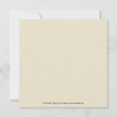 Eenvoudig Elegant Wedding Invitation (marineblauw) Kaart (Achterkant)