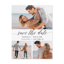 Eenvoudig Elegant Wedding Save the Date 3 Photo