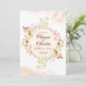 Eenvoudig Elegant Wedding sparen de Datumkaarten Kaart (Staand voorkant)