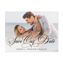 Eenvoudig Elegant Wedding sparen de Foto van de Da