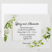 Eenvoudig Elegant Wedding Uitnodiging (Voorkant / Achterkant)