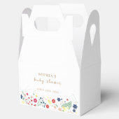 Eenvoudig Elegant Wildflower Baby shower Bedankdoosjes (Geopend)