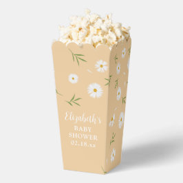Eenvoudig Elegant Wit Daisies Zomer Baby shower Bedankdoosjes