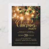 Eenvoudig Elegant Zakelijk Kerstfeest Kaart (Voorkant)