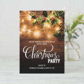 Eenvoudig Elegant Zakelijk Kerstfeest Kaart (Staand voorkant)