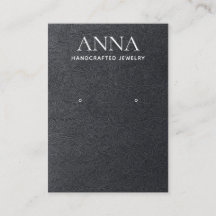 Eenvoudig elegant zwart lederen draagbeeldscherm