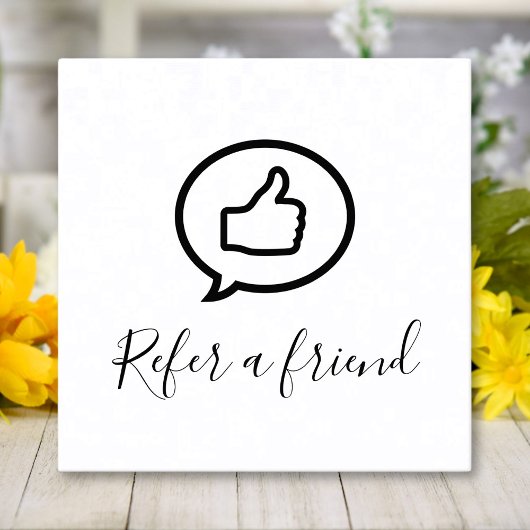 Eenvoudig elegant zwart-wit aanbevelingskaartje