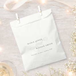 Eenvoudig elegant zwart-witscript bedankzakje