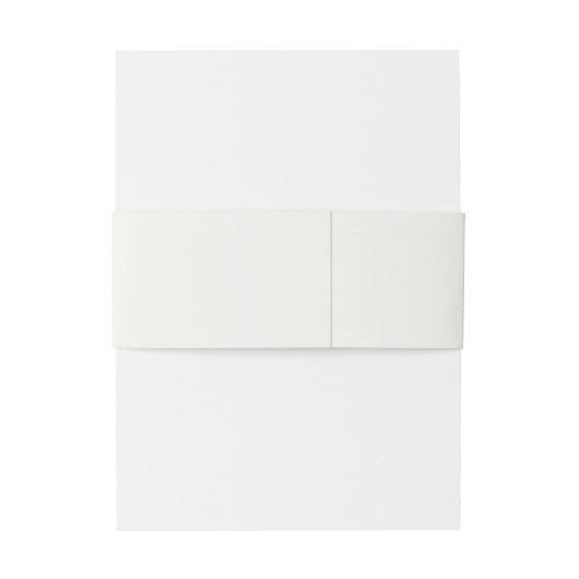 Eenvoudig elegant zwart-witscript uitnodigingen wikkel (Achterkant Voorbeeld)