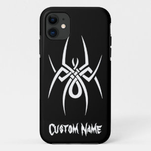 Eenvoudig elegant zwart-witteblad Case-Mate iPhone case