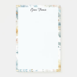Eenvoudig Elegante Bloemige Gepersonaliseerde Post-it® Notes