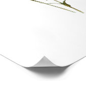 Eenvoudig elegante botanische printbakken poster (Hoek)