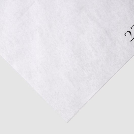 Eenvoudig elegante bruid en bruinnamen bruiloft tissuepapier (Detail)