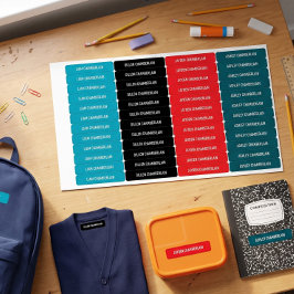 Eenvoudig Elegante Gekleurde Jongen Kleur Gecodeer Labels