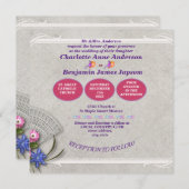 Eenvoudig elegante Japanse bruiddans Kaart (Voorkant / Achterkant)