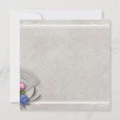 Eenvoudig elegante Japanse bruiddans Kaart (Achterkant)