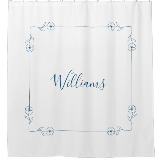 Eenvoudig elegante schoengordijn douchegordijn (Voorkant)