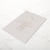 Eenvoudig elegante tapes en metalen goud folie uitnodiging (Gedraaid)