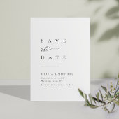 Eenvoudig elegante Typografie Modern sparen de Dat Save The Date