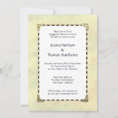 Eenvoudig elegante Verloving Shower of Party Kaart (Voorkant)