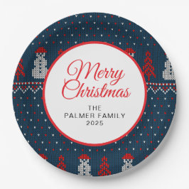 Eenvoudig Elegante Verschrikkelijke Kerst | Famili Papieren Bordje