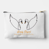 Eenvoudig Elegante Zwanen Etui (Achterkant)