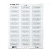Eenvoudig Elegeant Modern Minimalistisch Pastel Etiket (Full Sheet)