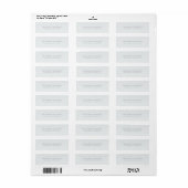 Eenvoudig Elegeant Modern Minimalistisch Pastel Etiket (Full Sheet)
