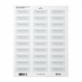 Eenvoudig Elegeant Modern Minimalistisch Pastel Etiket (Full Sheet)