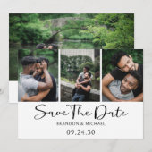 Eenvoudig Elegeant Script Foto LGBTQ Save The Date (Voorkant / Achterkant)