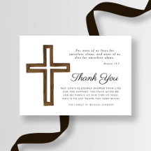Eenvoudig Elegeer Religieus Kruis Uitvaart