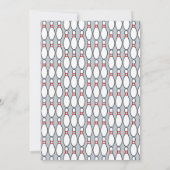 Eenvoudig Elke Leeftijd Stoffig Blauw Bowling Verj Kaart (Achterkant)