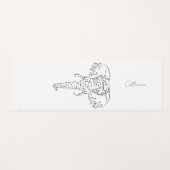 Eenvoudig ellefant design  Yoga Mat (Voorkant (horizontaal))