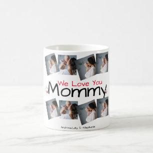 Eenvoudig en chic   Moederdagen Gift Photo Collage Koffiemok