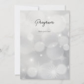 Eenvoudig en chic nieuwjaarsfeest kaart (Achterkant)