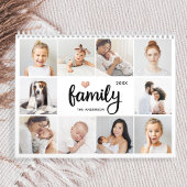 Eenvoudig en chique | Familie Hart Foto Collage 20 Kalender
