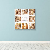 Eenvoudig en chique fotocollage canvas voor mam ca (Insitu (Houten vloer))