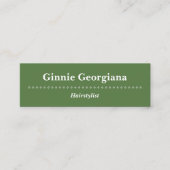 Eenvoudig en Classy Haarstylist-Visitekaartje Mini Visitekaartje (Voorkant)