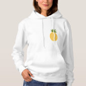 Eenvoudig en Cute Pineapple Sweatshirt. Hoodie (Voorkant)