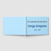 Eenvoudig en duidelijk begrafenisgastenboek gastenboek (Volledig)