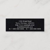 Eenvoudig en eenvoudig professioneel Visitekaartje (Achterkant)