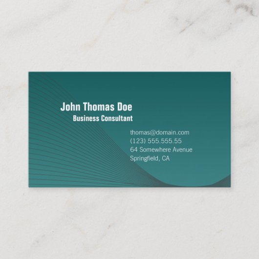 Eenvoudig en eenvoudig professioneel Visitekaartje (Voorkant)