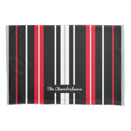 Eenvoudig en eenvoudig rood wit en zwart kussensloop