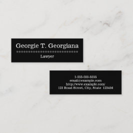 Eenvoudig en eenvoudig Visitekaartje van advocaten