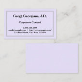 Eenvoudig en eenvoudig Visitekaartje voor bedrijfs (Voorkant / Achterkant)