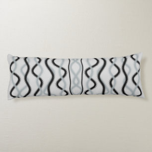 Eenvoudig en elegant abstract geometrisch ontwerp lichaamskussen